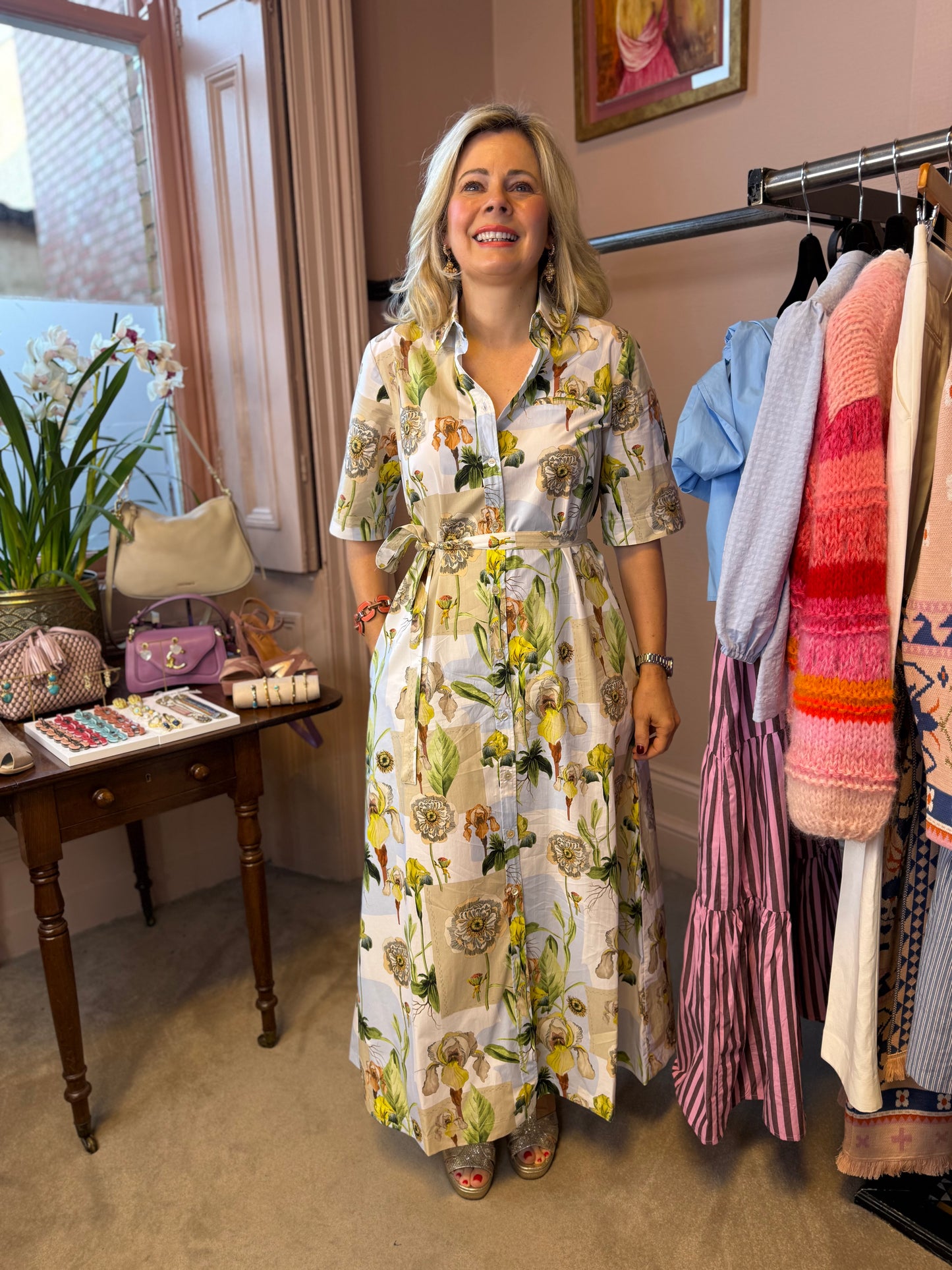 Caliban Cottage Garden Shirt Dress