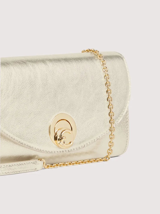 Coccinelle Nikla Smooth Pale Gold Bag