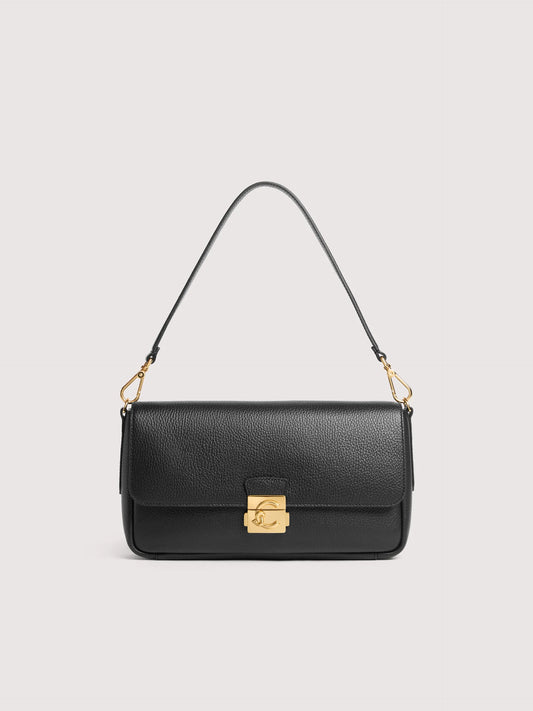 Coccinelle  C Me Lock Large Black Bag