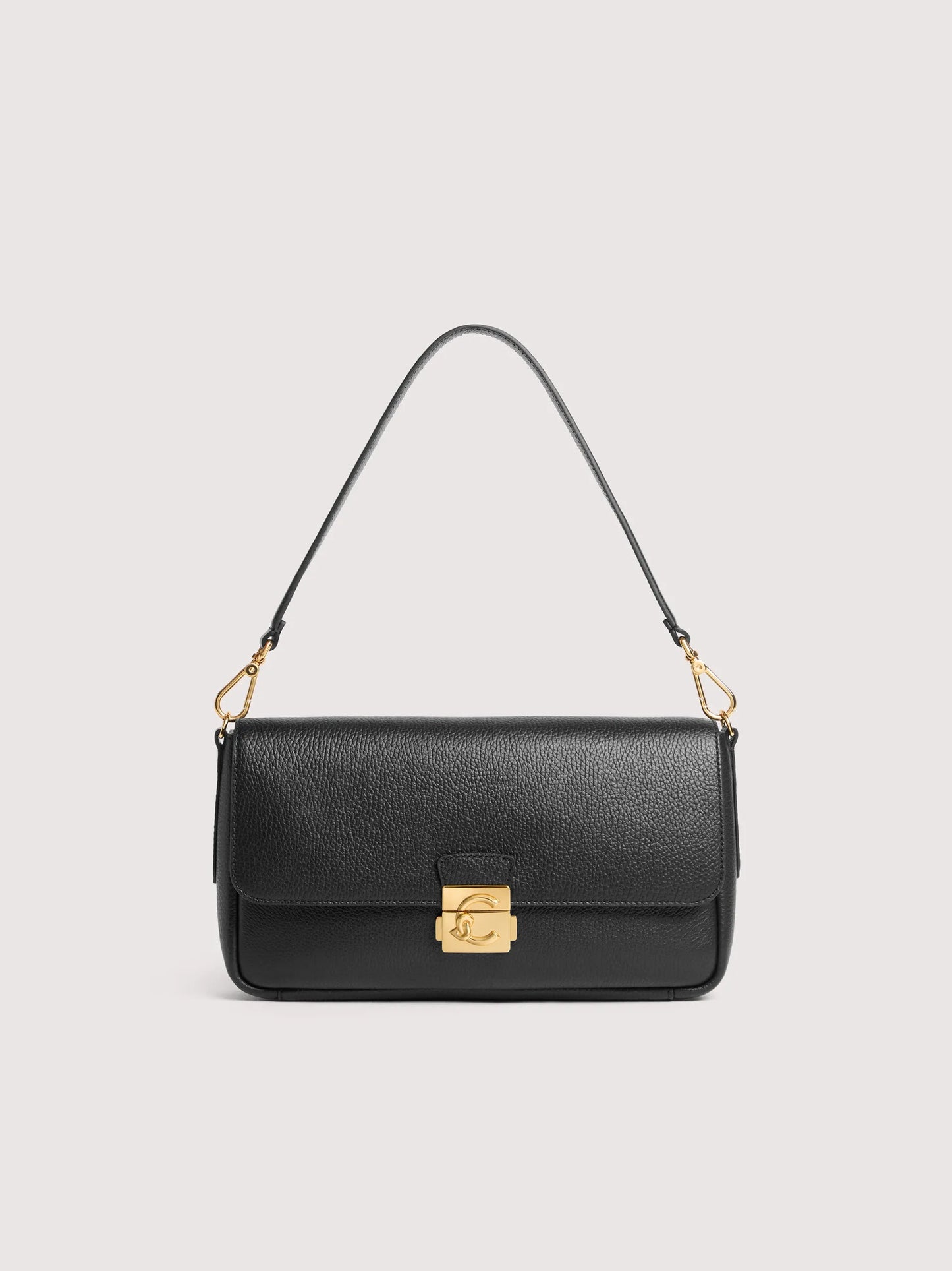 Coccinelle  C Me Lock Large Black Bag