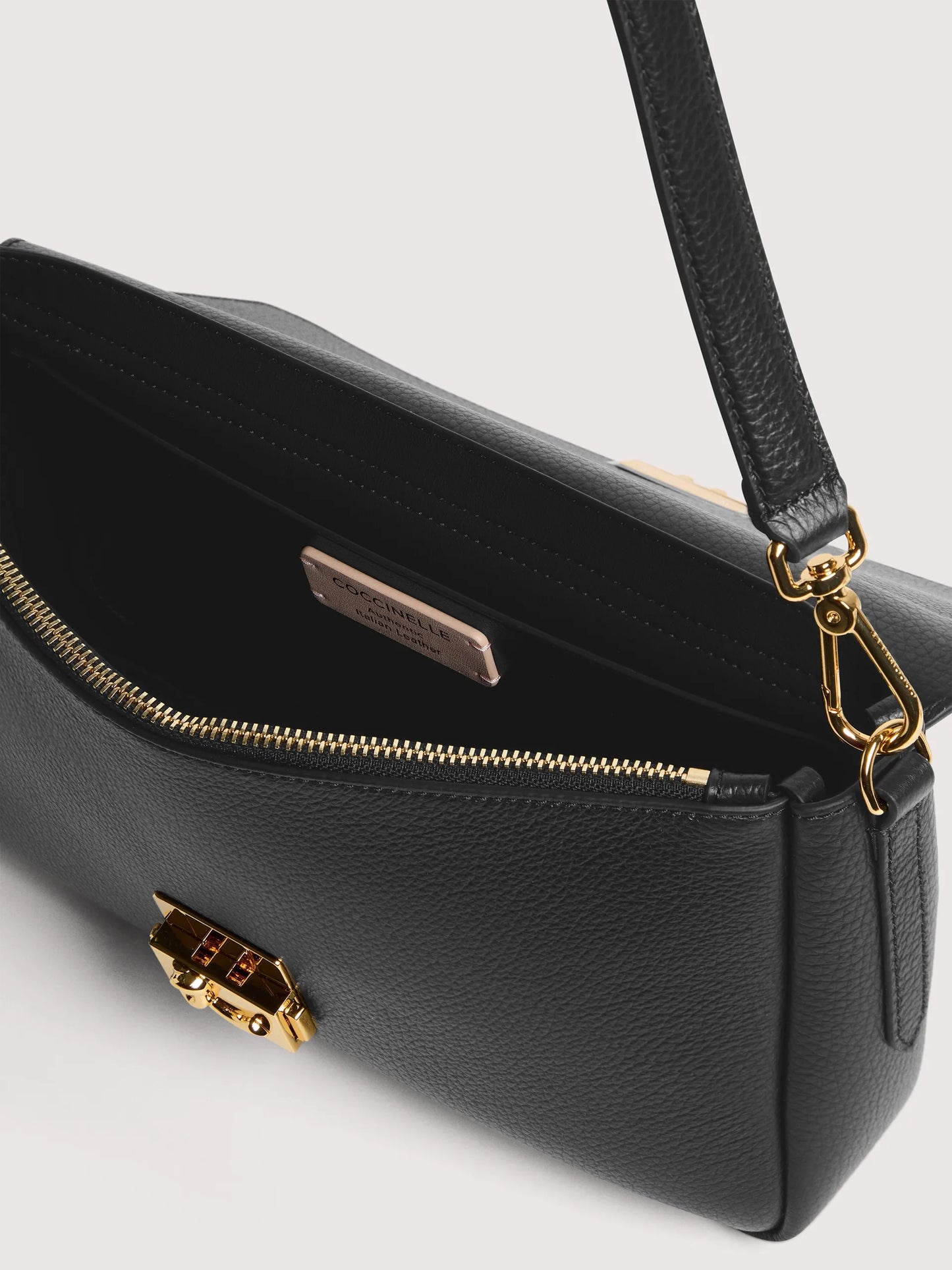 Coccinelle  C Me Lock Large Black Bag