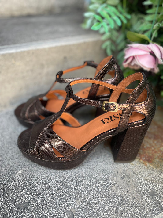 Esska Victoria Brown Metallic