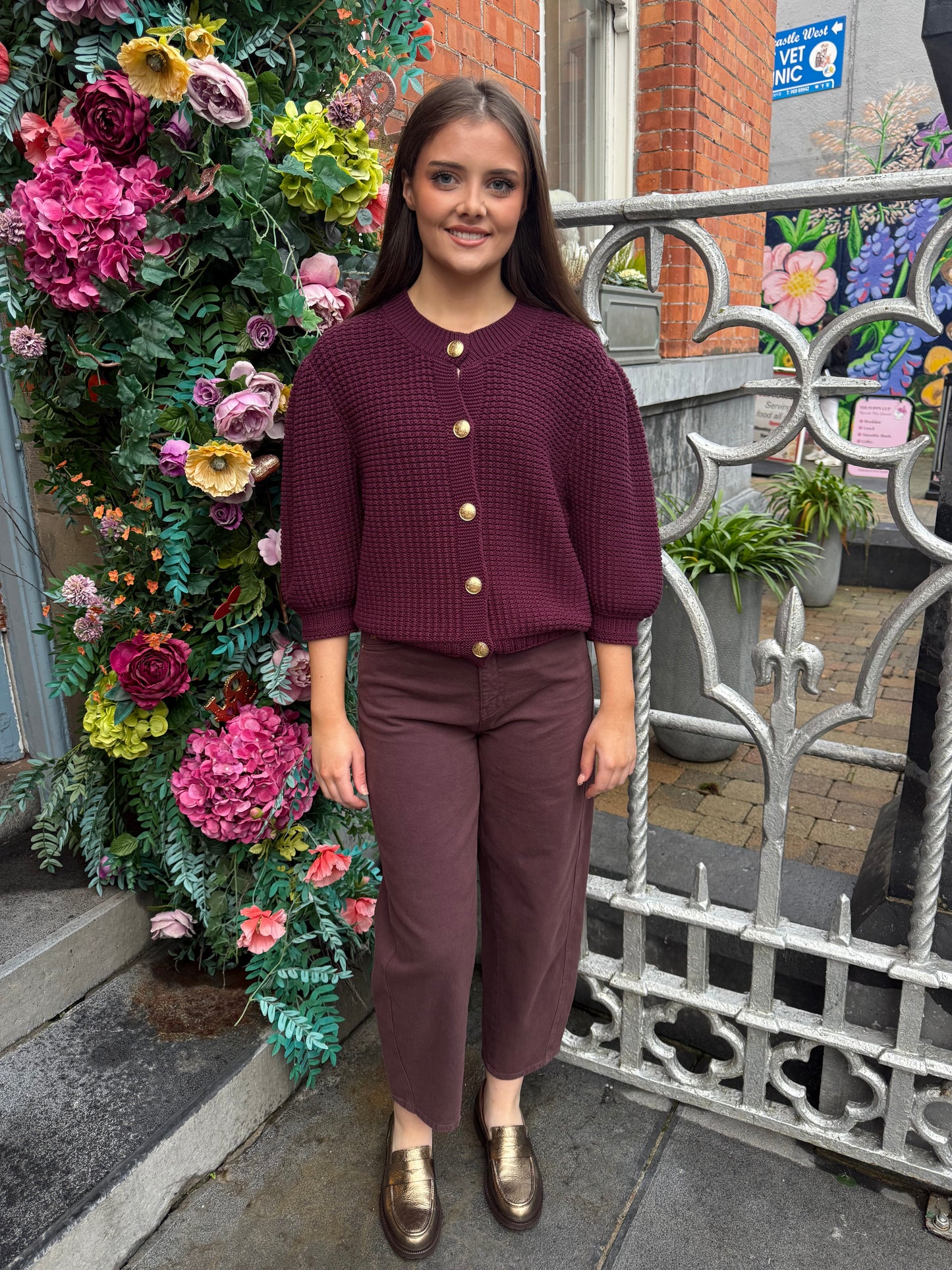 BA&SH Garnace Short Sleeve Cardigan