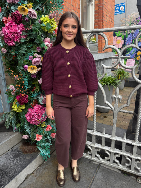 BA&SH Garnace Short Sleeve Cardigan