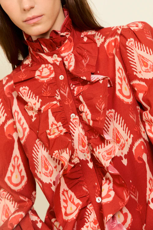 Phillipa 1970 Ava Printed Shirt