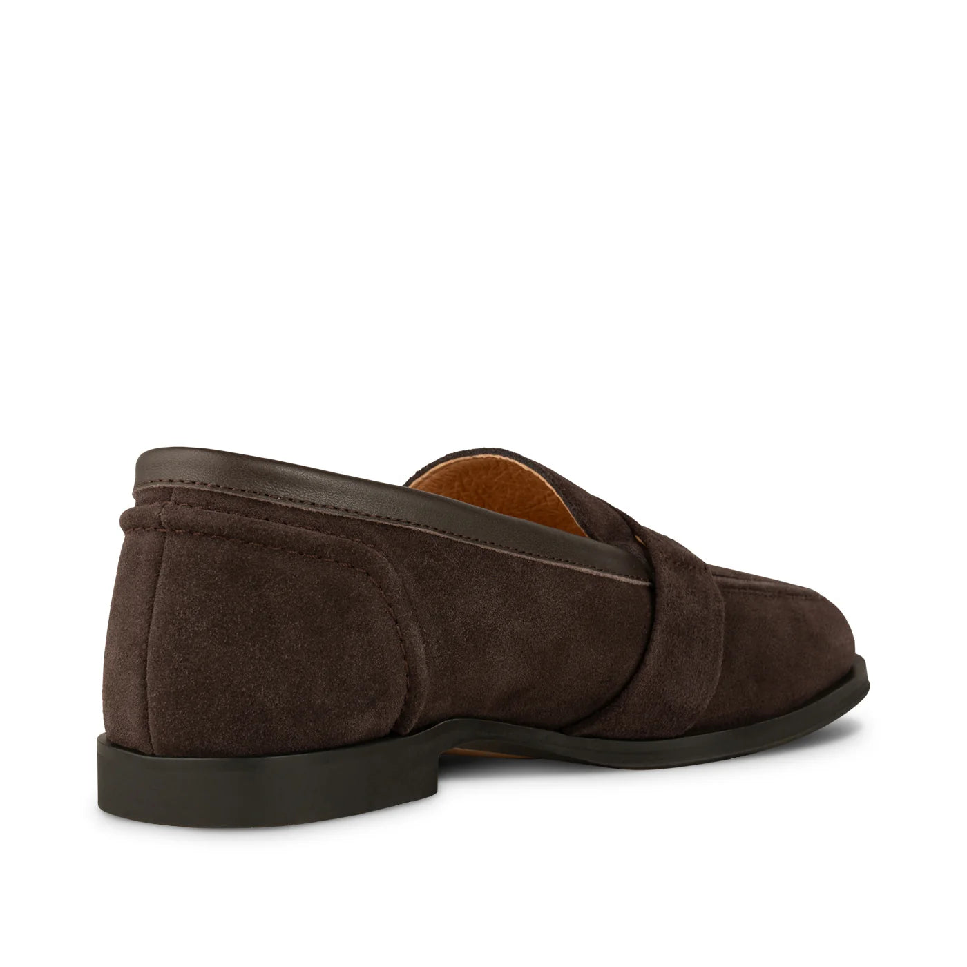 Erika Saddle Loafer Suede Chocolate