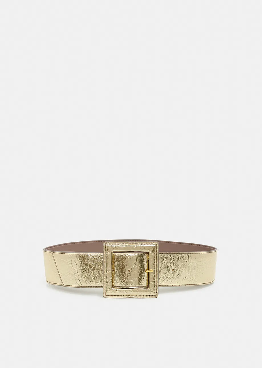 Fumigate Gold Metallic Waist Belt