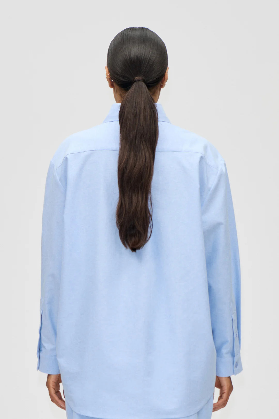 Stine Goya Floral Shirt - Brunnera Blue