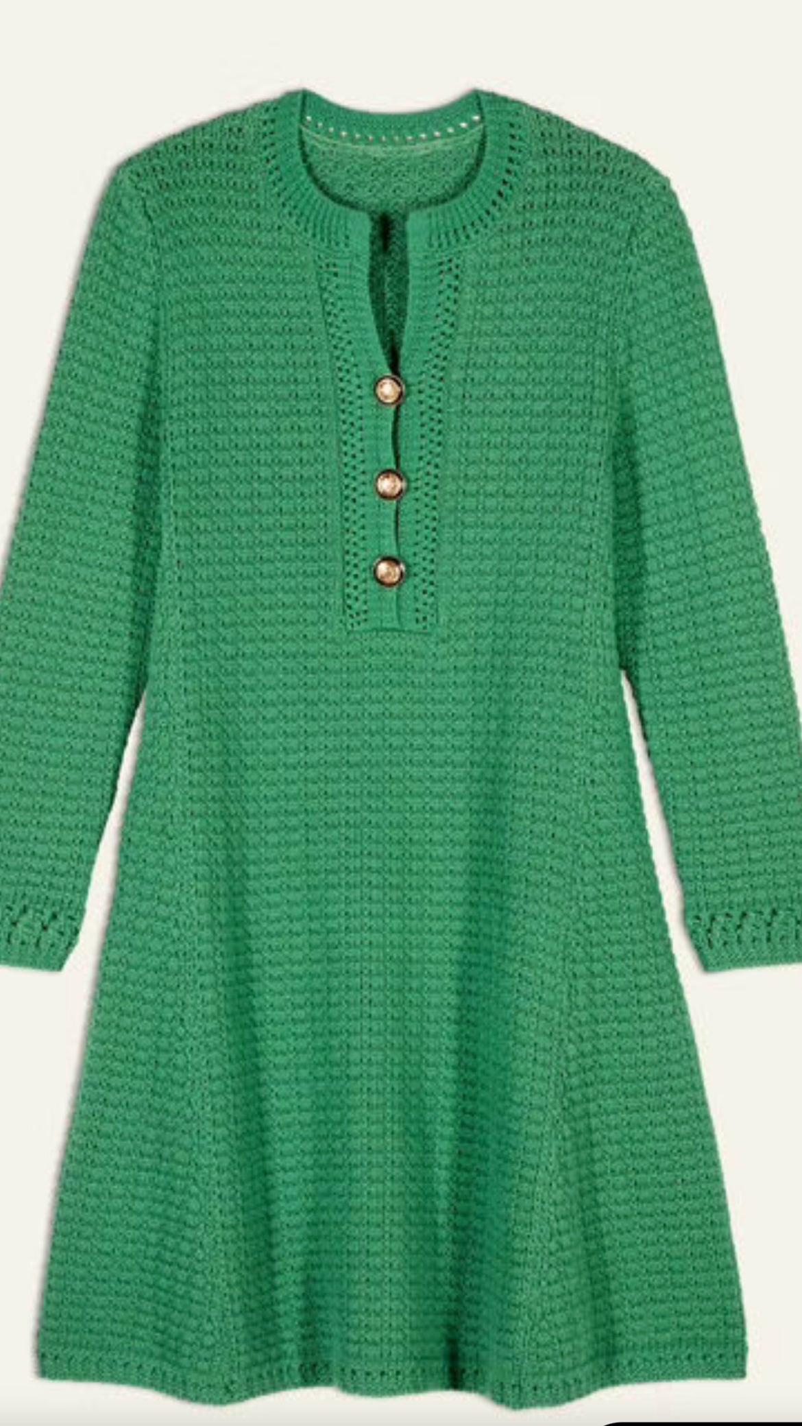 Gysele Knit Green Dress