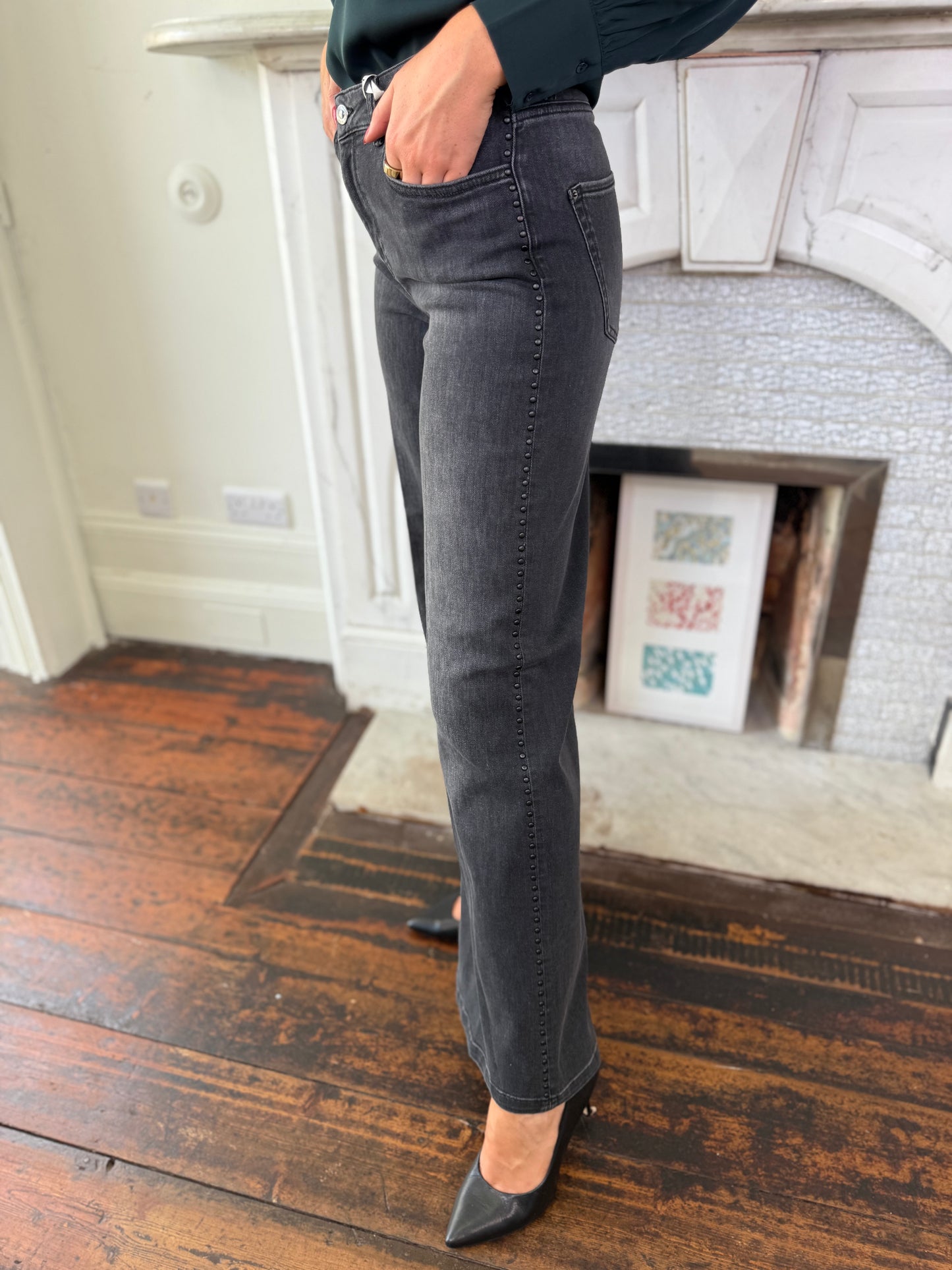 Raffaello Rossi Sventy R Rich Soft Denim Grey