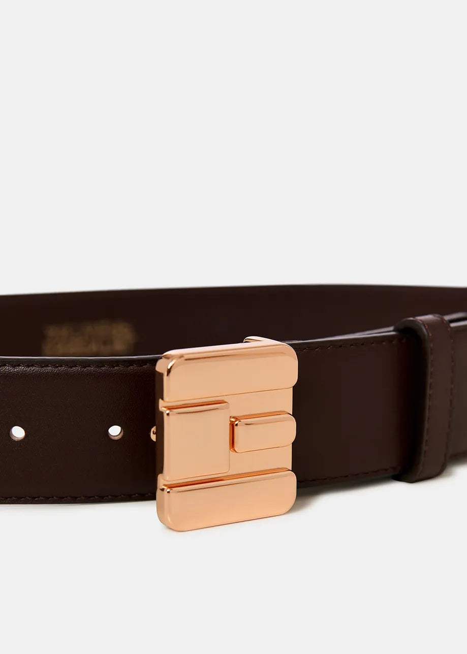 Gelt Logo Buckle Belt