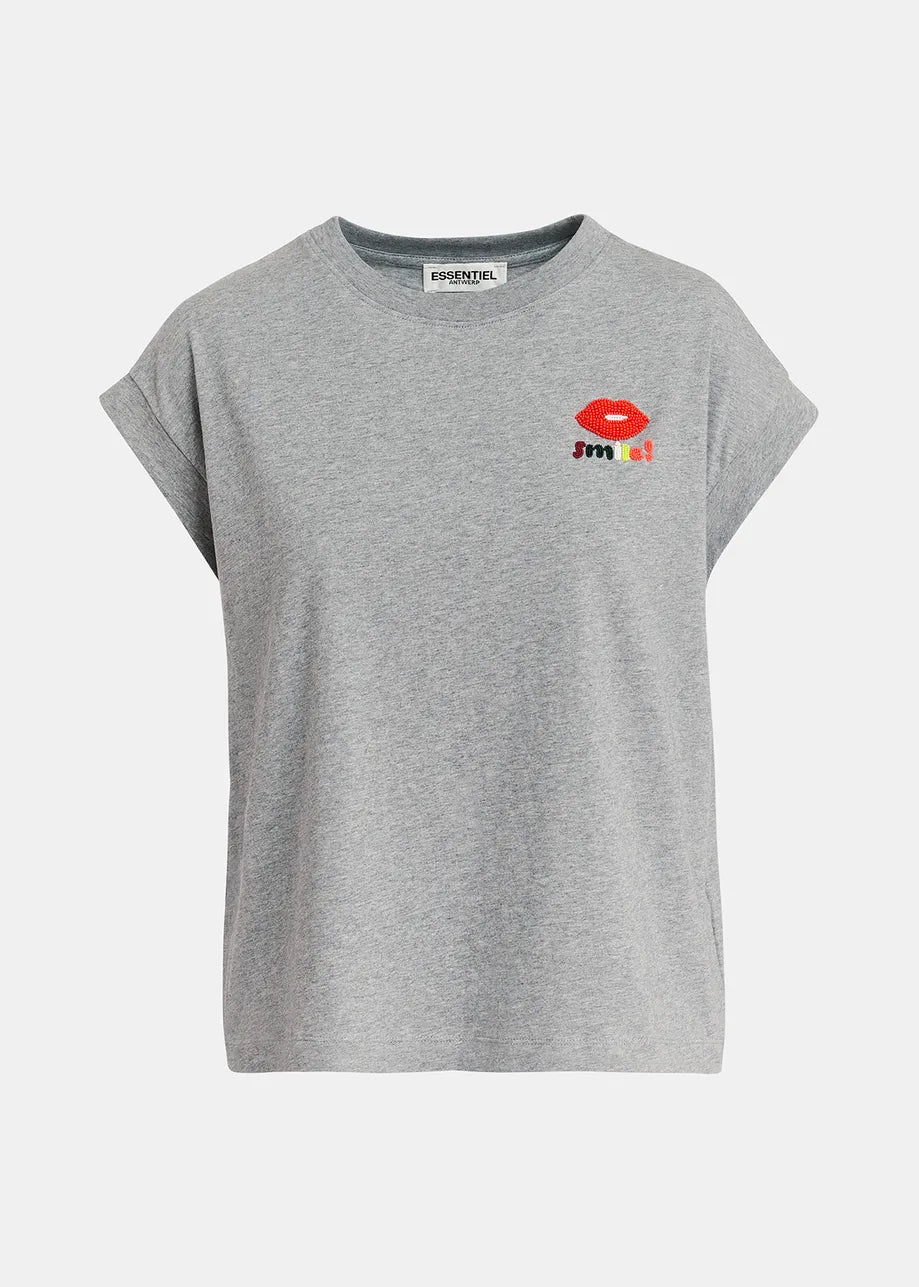 Glaieul Embroidered T Shirt