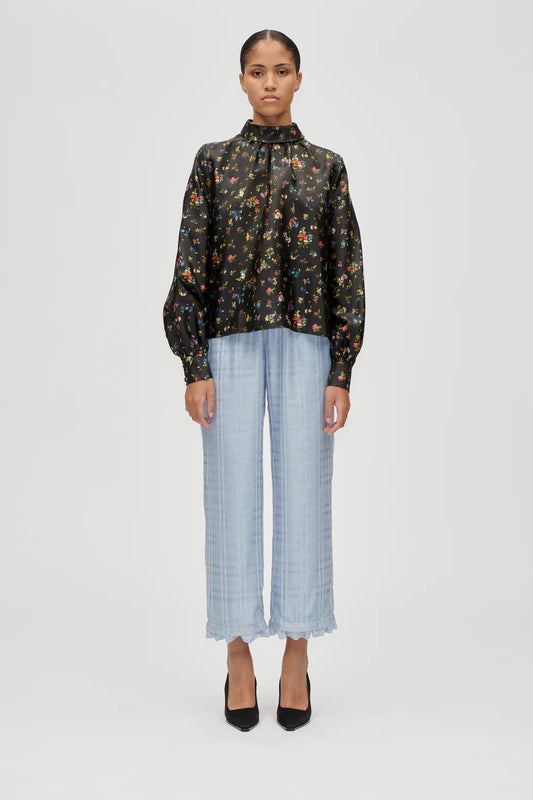 Stine Goya Ruffle Long Sleeve Top