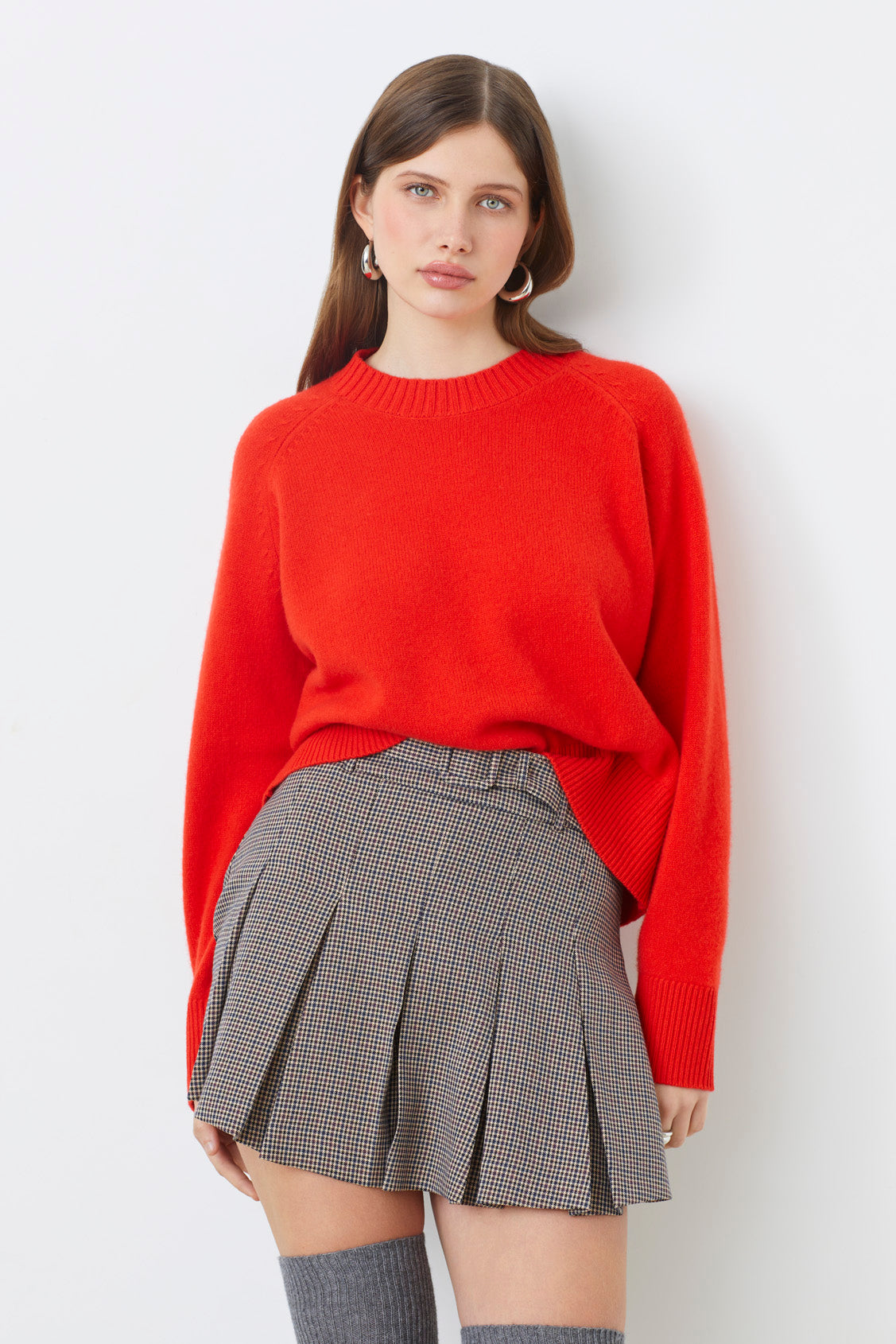 Suncoo Paulvar Red Knit Sweater
