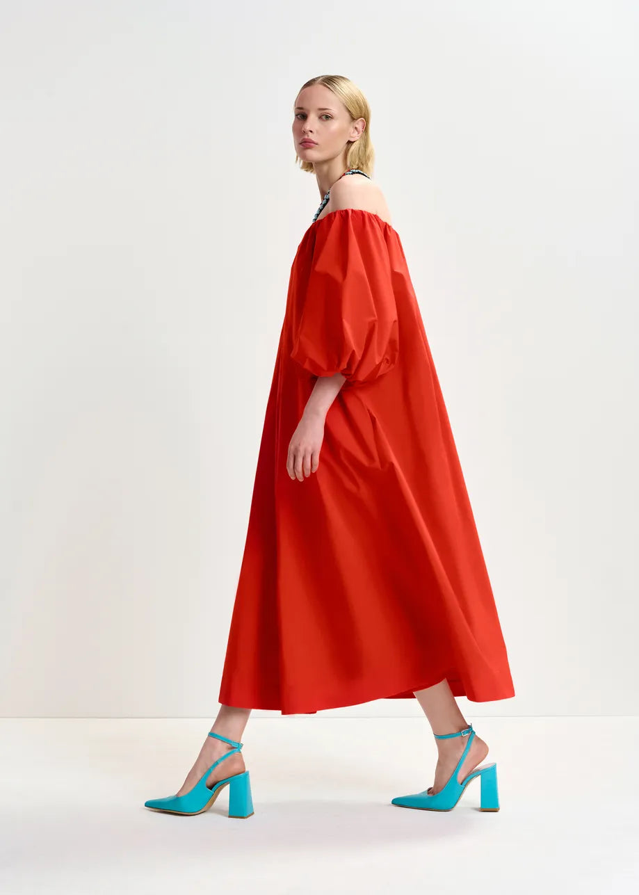 Essentiel Antwerp Off The Shoulder Red
