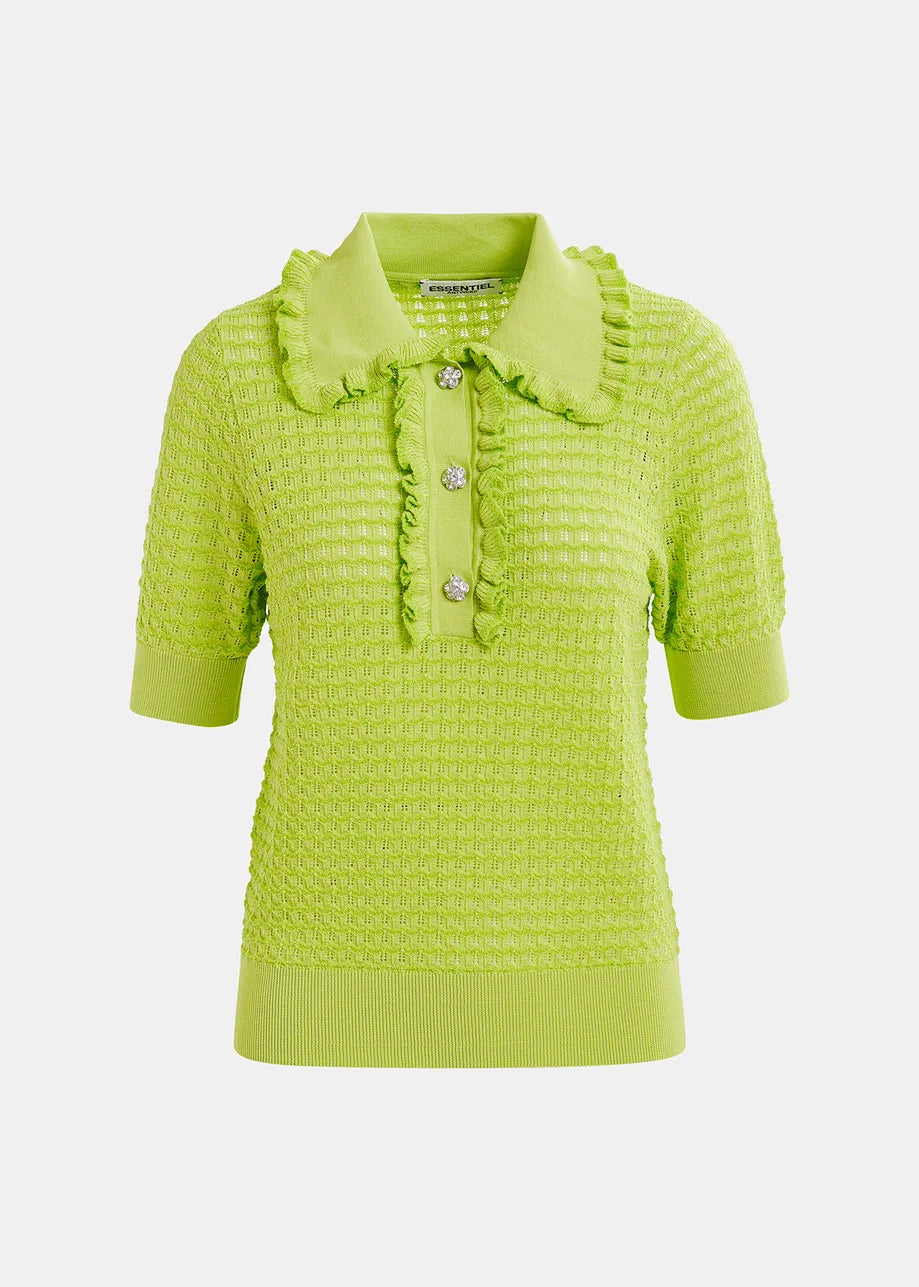 Hemirates Knitted Polo Citronella