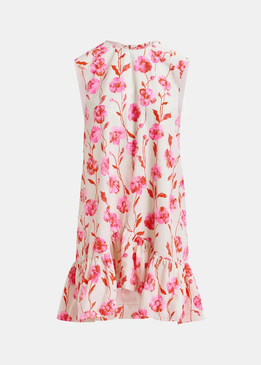 Essentiel Antwerp  Floral Ruffle Mini Dress