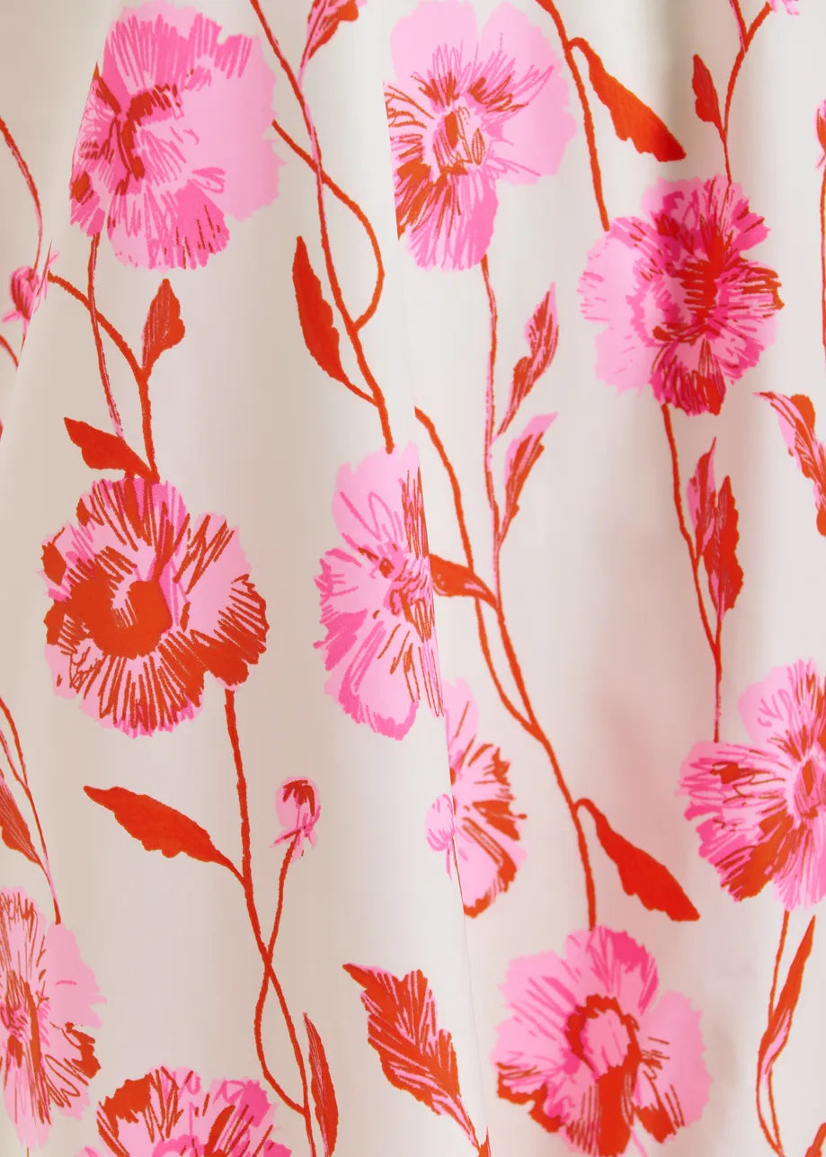 Essentiel Antwerp  Floral Ruffle Mini Dress