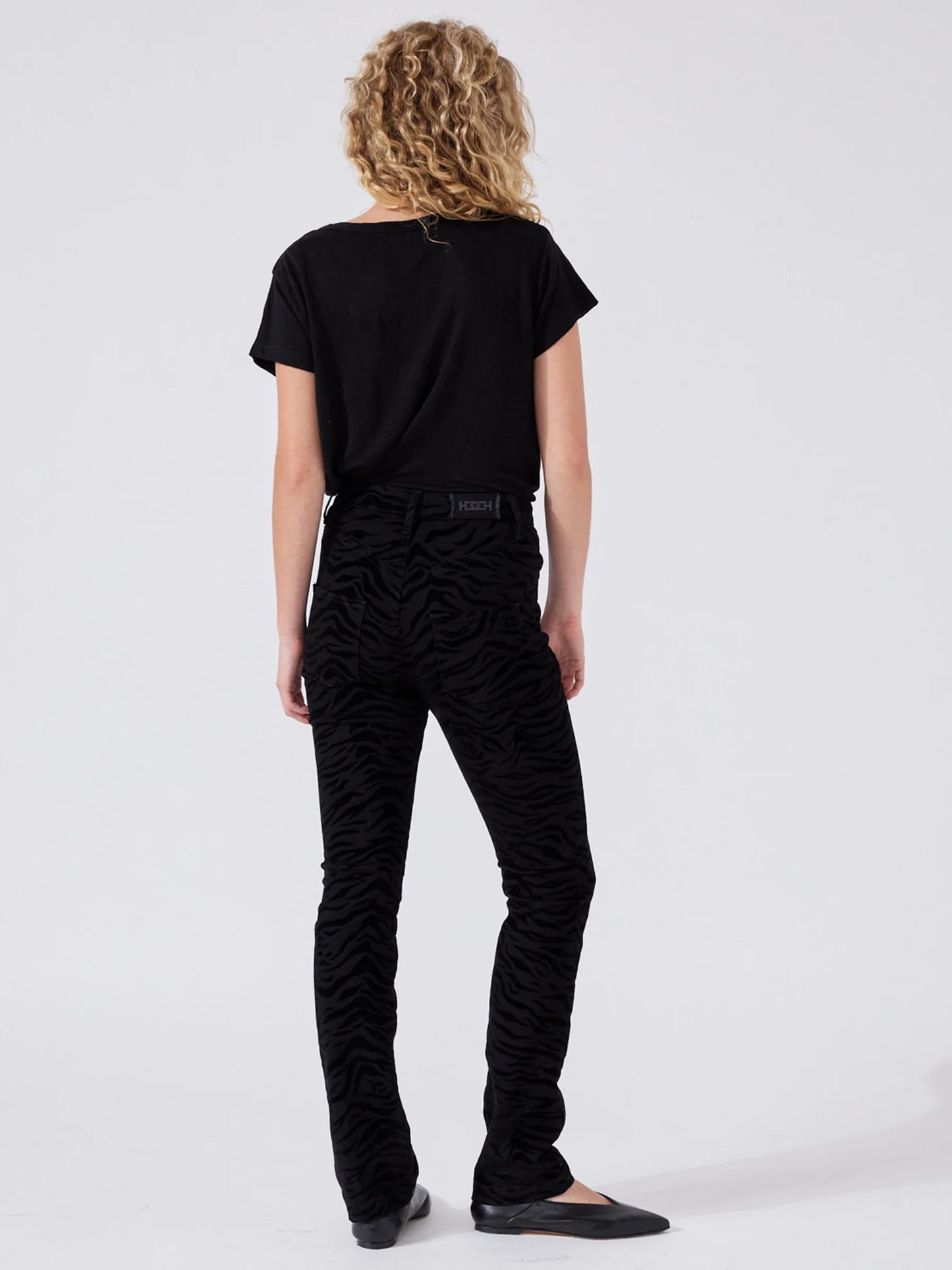 Hayley Menzies High Rise Black  Printed Jeans