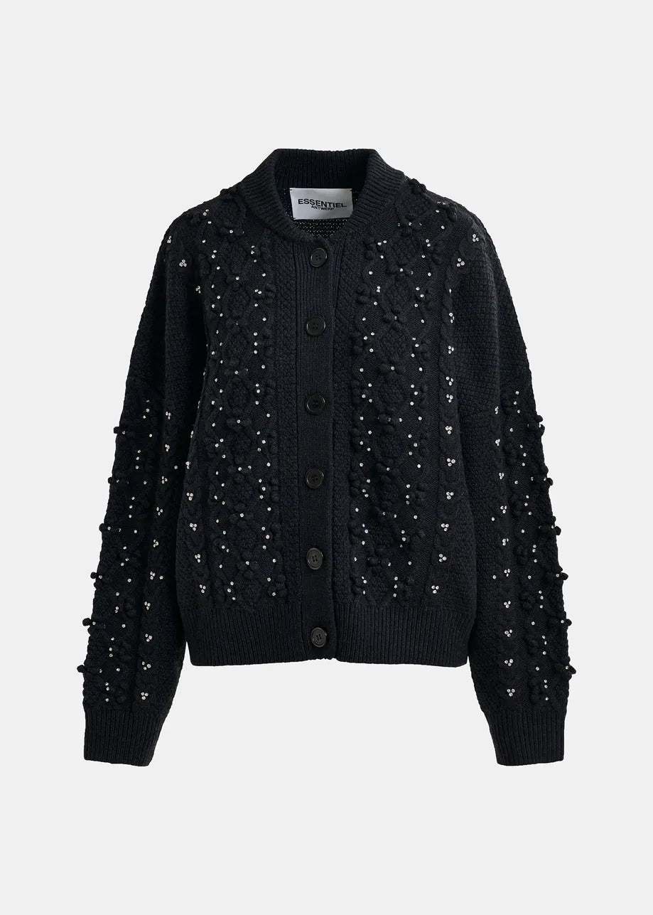 Essentiel Antwerp IItimate Rhinestone Cardigan