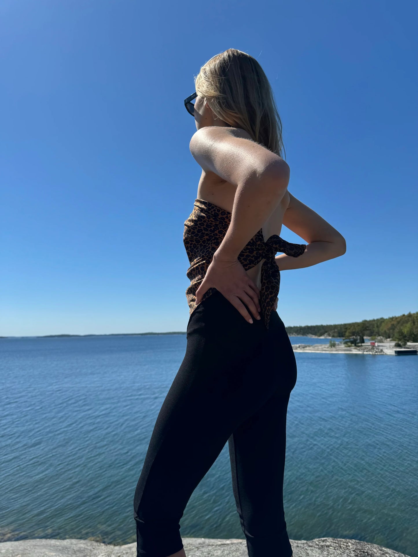 Lescarf Leo Scarf | Brown | 80 CM