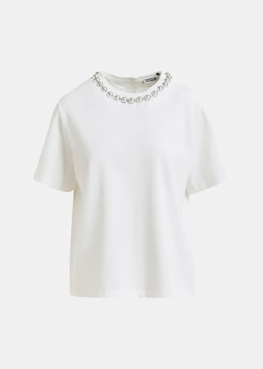 Essentiel Antwerp Intenso Silver Balls T Shirt