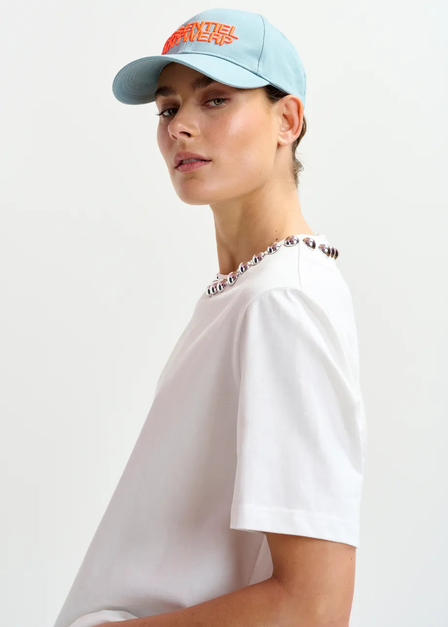 Essentiel Antwerp Intenso Silver Balls T Shirt