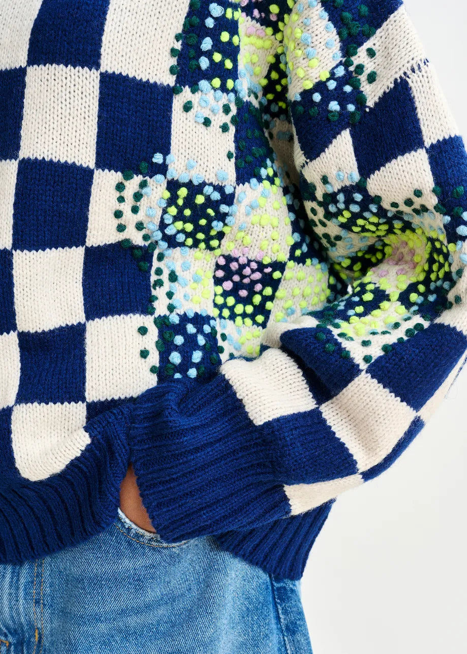 Essentiel Antwerp Inter Embroidered Pullover