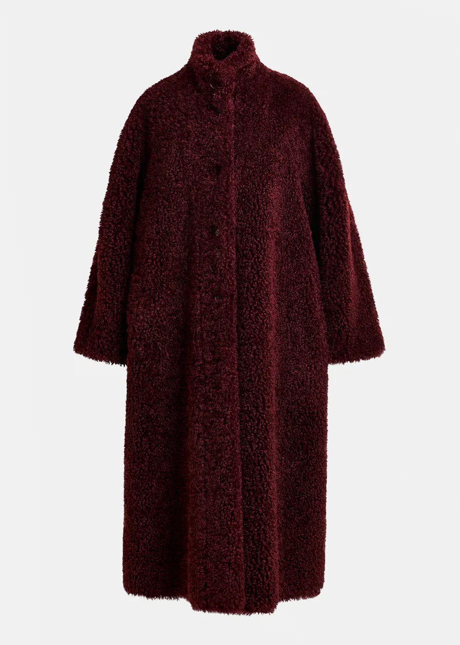 Essentiel Antwerp Ispot Faux Fur Coat