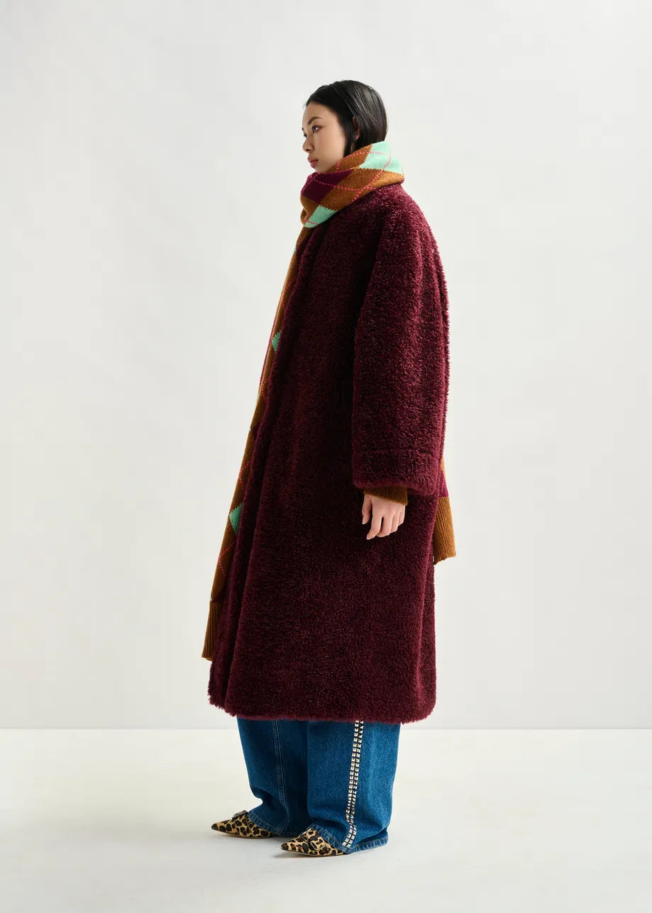 Essentiel Antwerp Ispot Faux Fur Coat