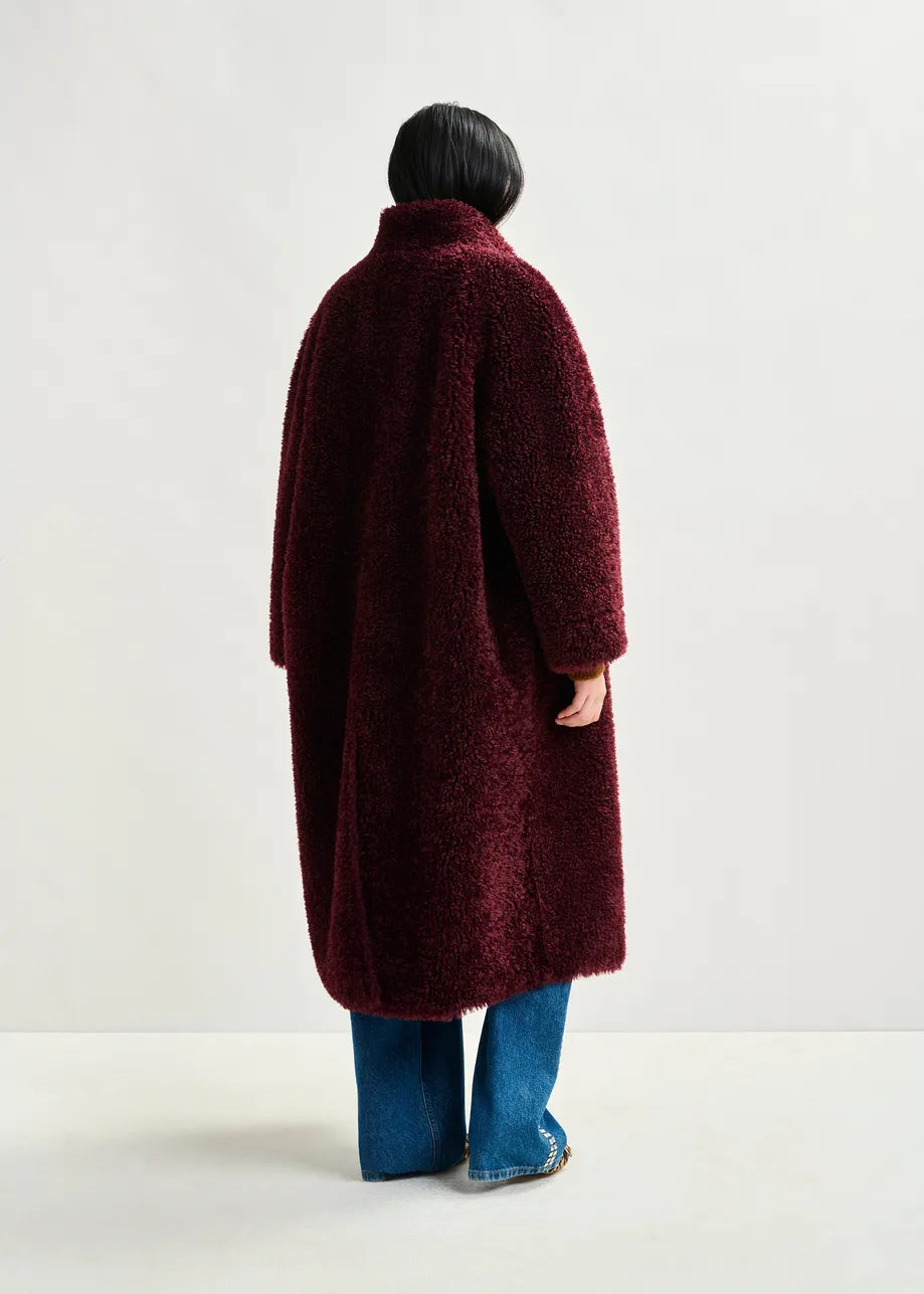 Essentiel Antwerp Ispot Faux Fur Coat