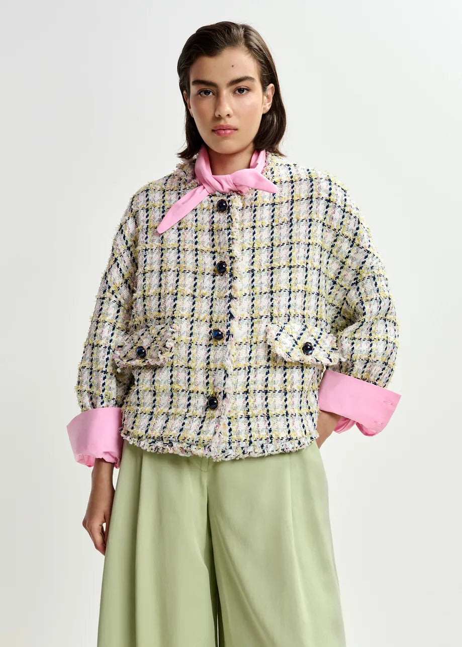 Essentiel Antwerp Jayden Boxy Cropped Jacket