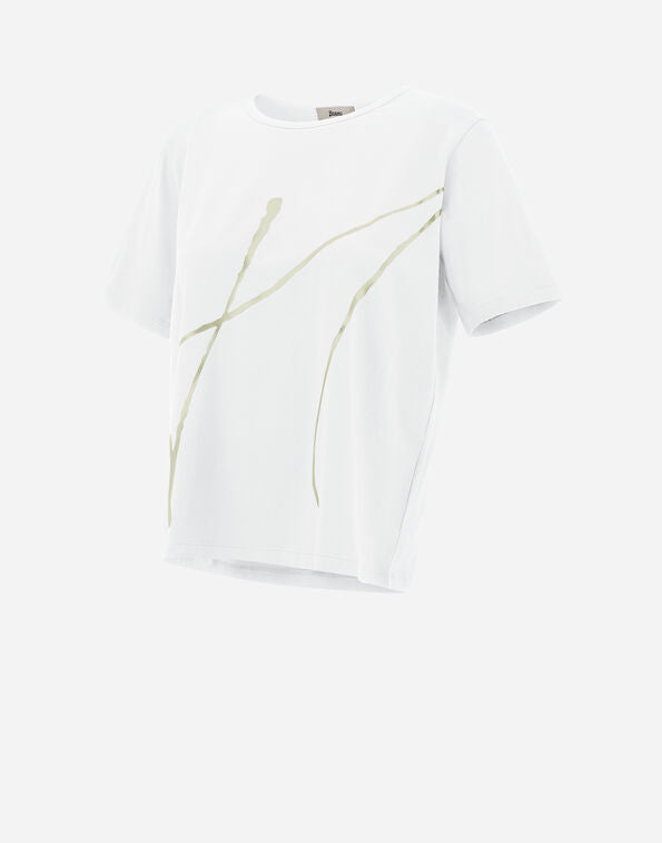 Interlock Jersey T-Shirt White