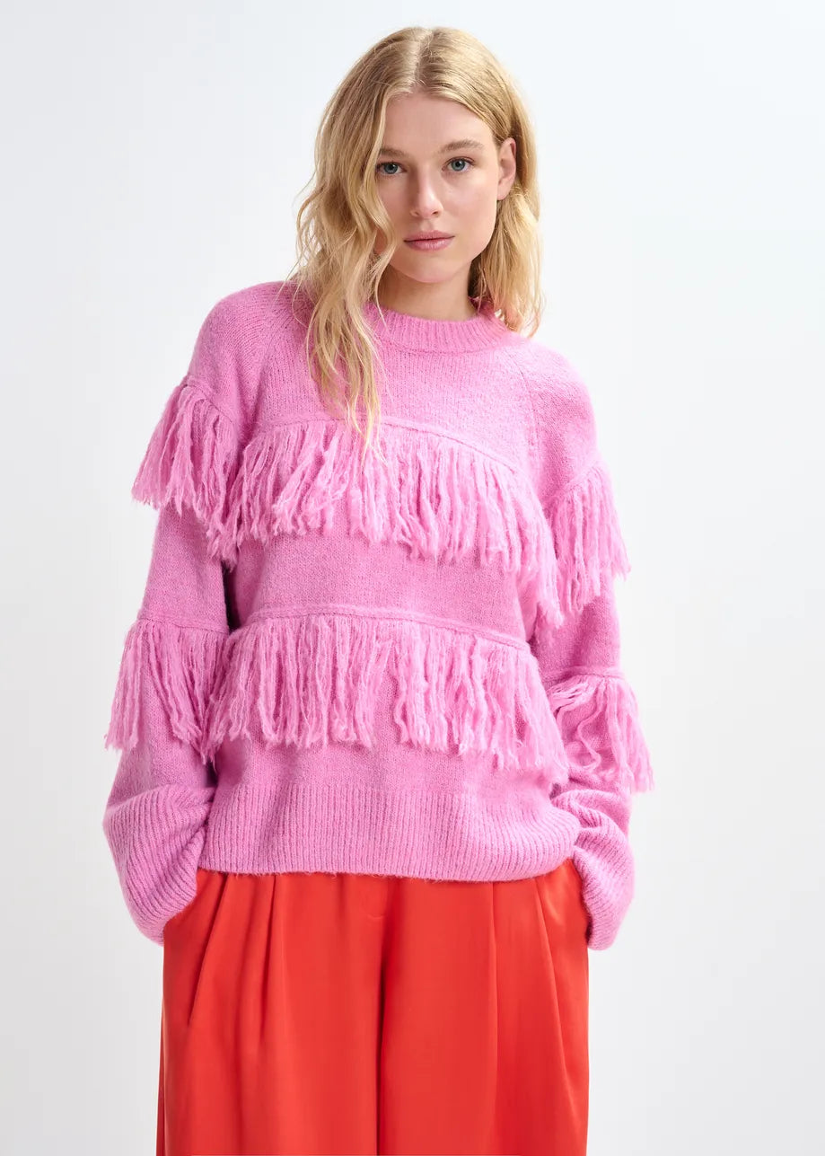 Essentiel Antwerp Johns Pullover With Fringe