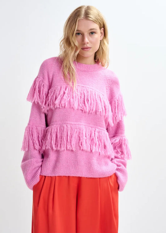 Essentiel Antwerp Johns Pullover With Fringe