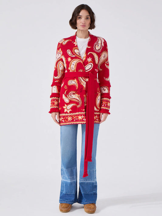 Hayley Menzies Jimi Cardigan Red