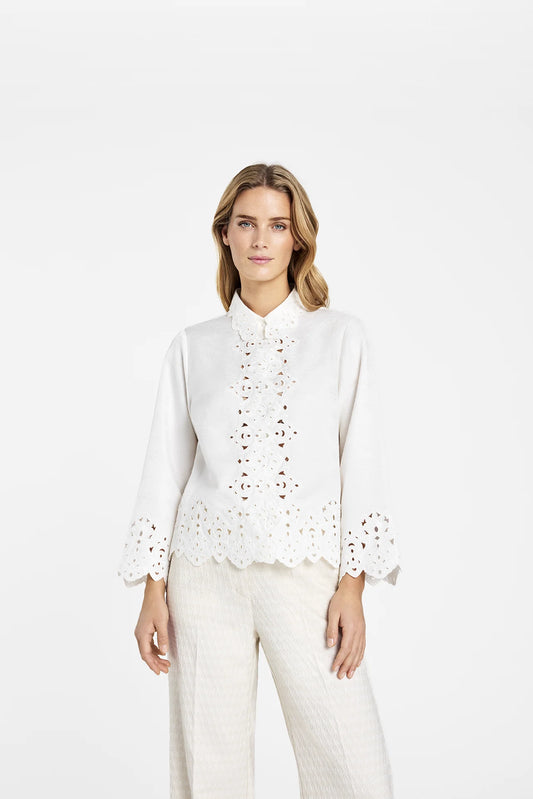 Gustav Lydia Cream Blouse