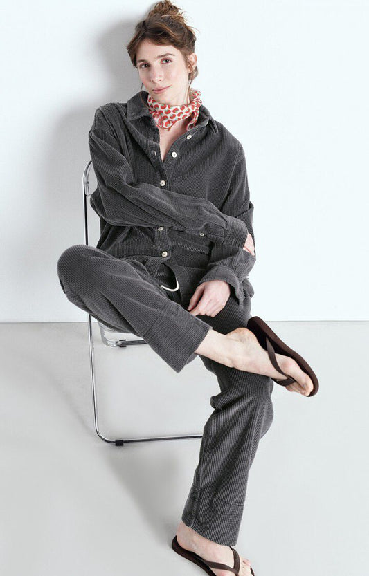 American Vintage Padow Trousers - Vintage Carbon