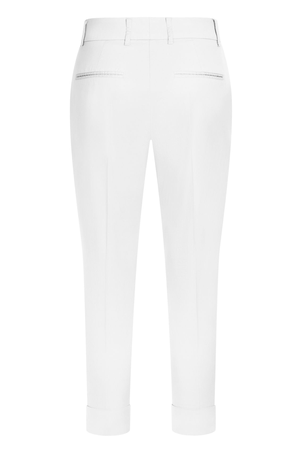 Raffaello Rossi Dora White  6/8 Poplin Cotton Chino