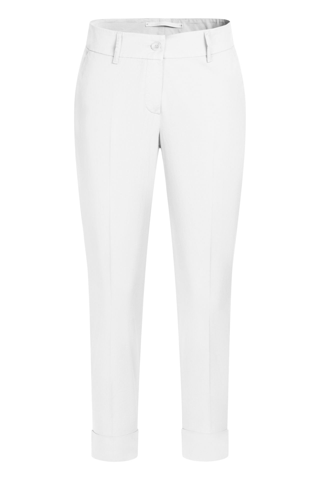Raffaello Rossi Dora White  6/8 Poplin Cotton Chino