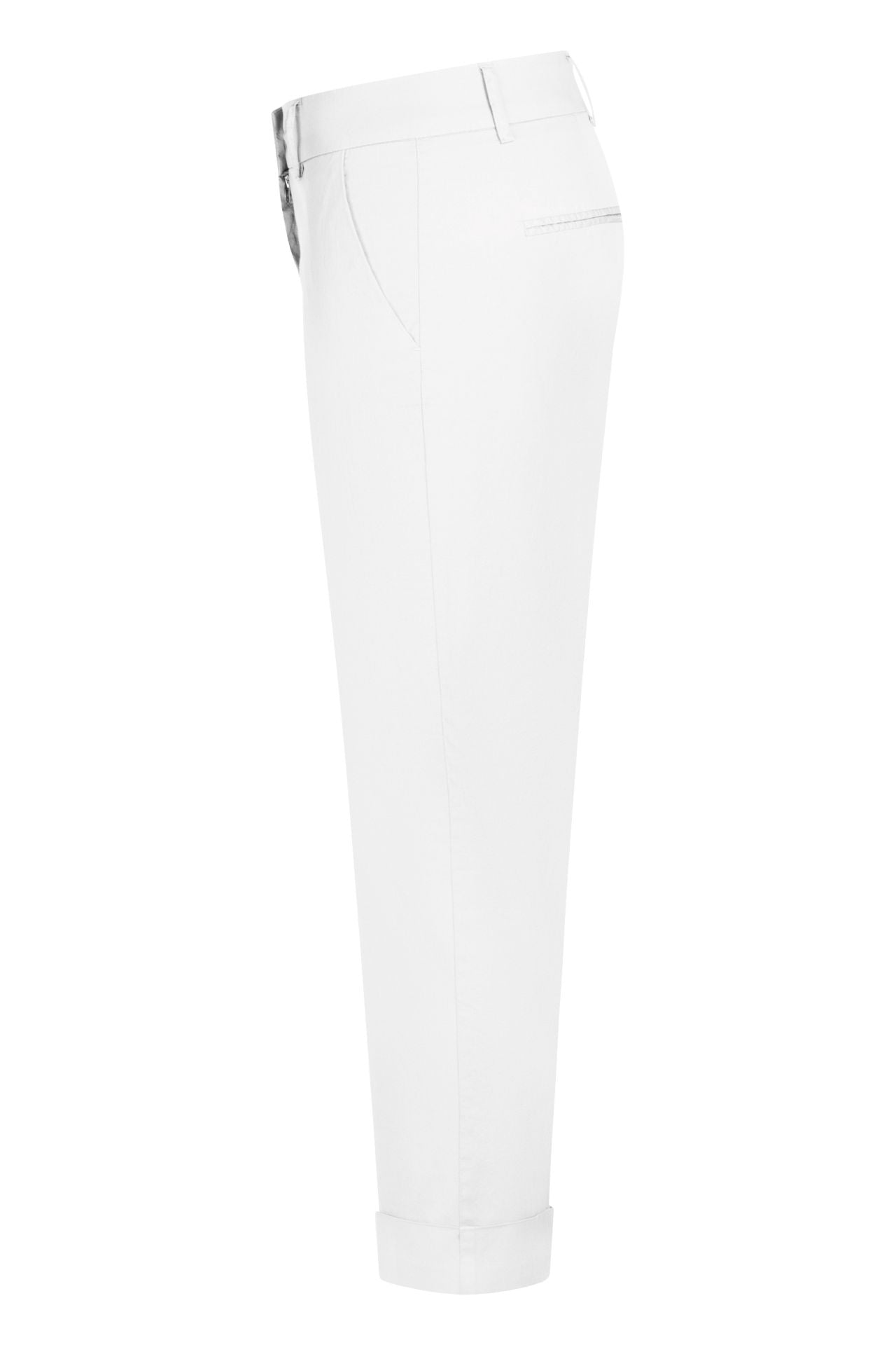 Raffaello Rossi Dora White  6/8 Poplin Cotton Chino