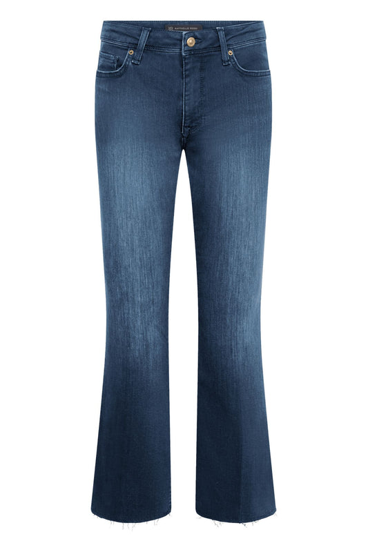 Raffaello Rossi Vic 6/8 Cropped Denim Dark Blue
