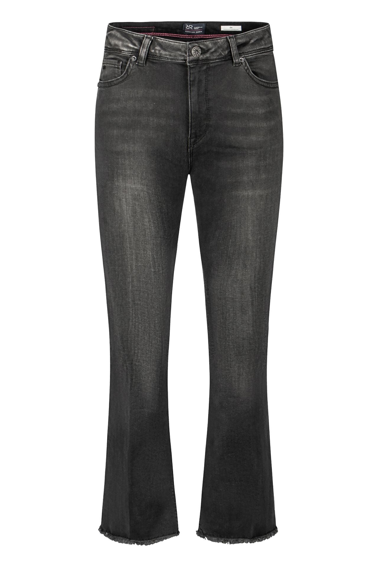 Raffaello Rossi Vic 6/8 Cropped Ring Stretch Denim Grey