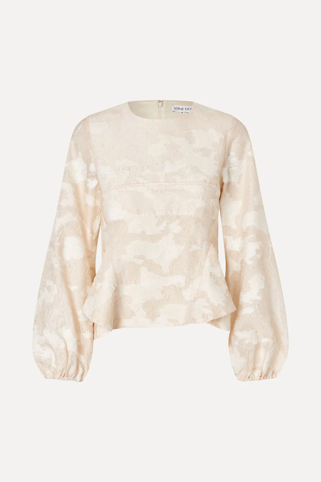 Stine Goya  Romantic Ruffling Long Sleeve Top