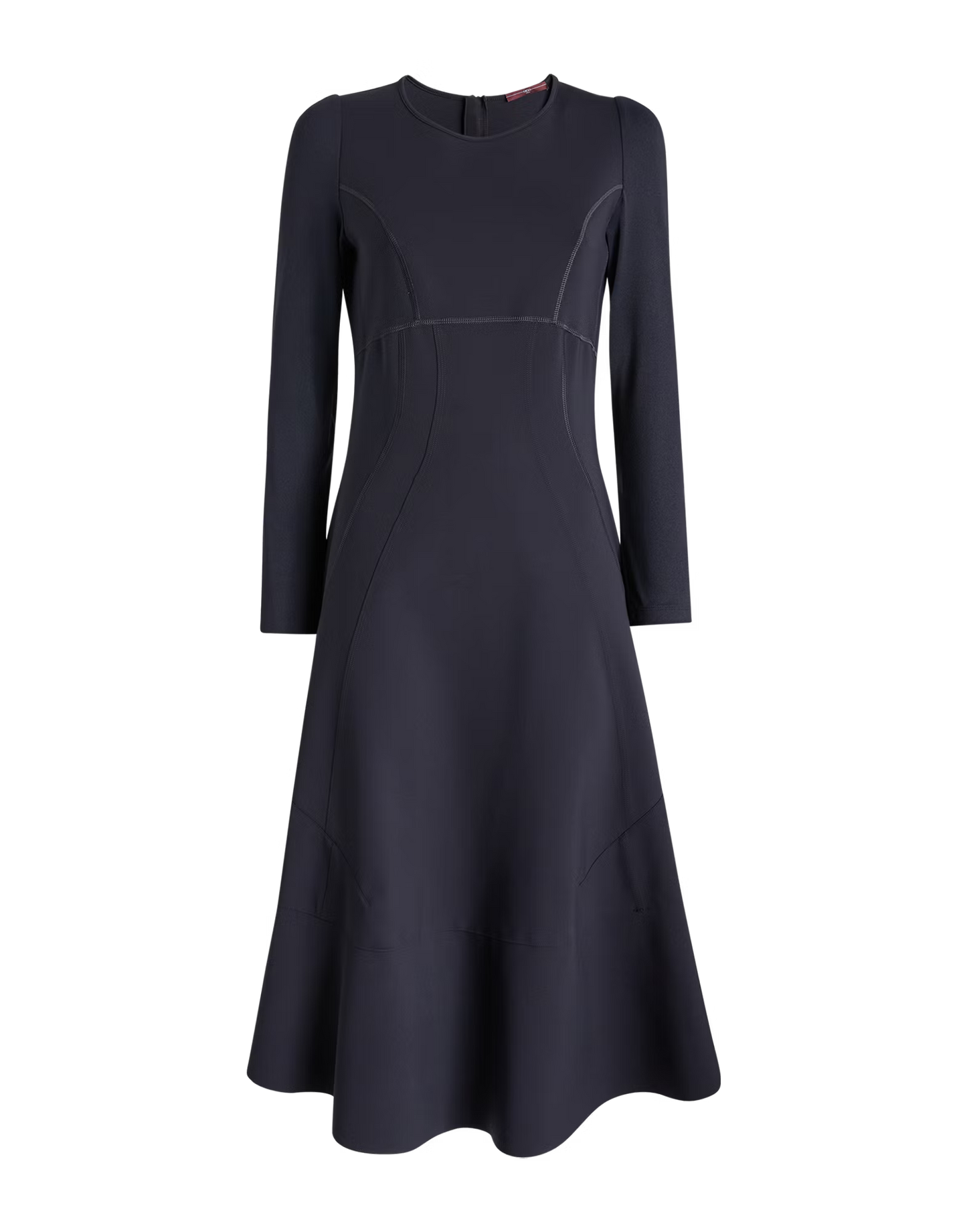 High Midnight blue stretch neoprene dress