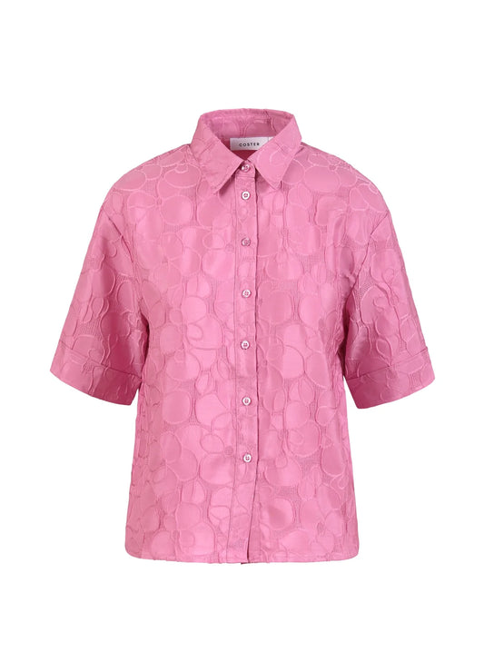 Coster Pink Shirt With Wide Sleeves