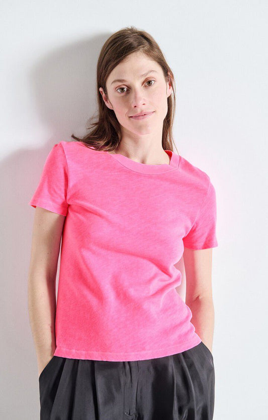 American Vintage Sonoma T-Shirt Pink Acid Fluo