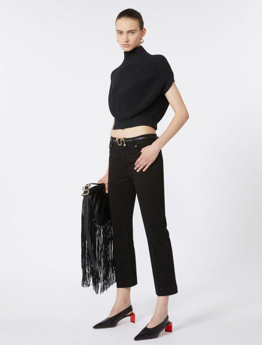 Sportmax Perfect-fit mini flare jeans