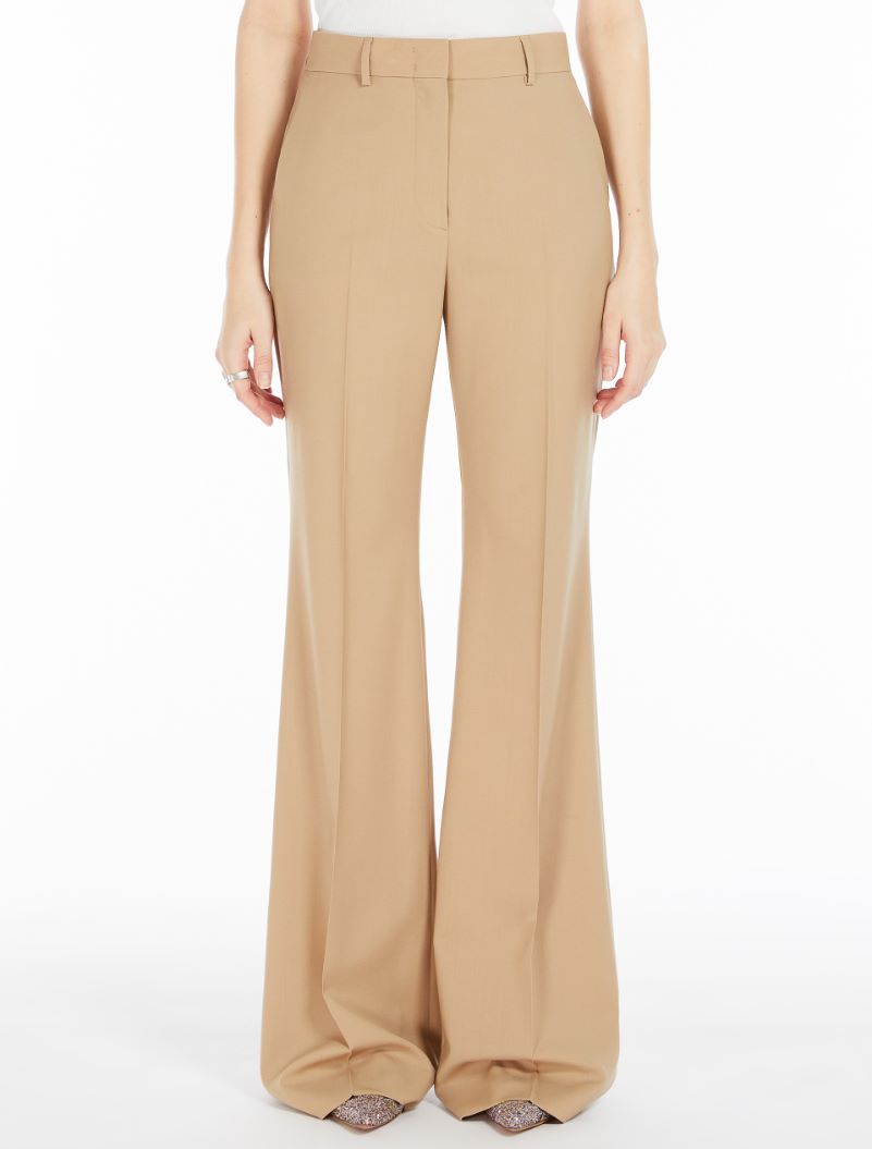 Hangar Beige Wide Leg Pants