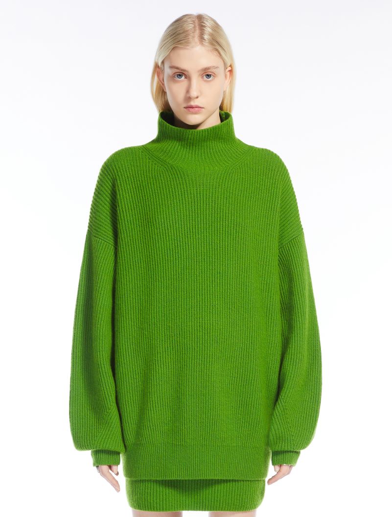 Veliero Green Polo Neck Jumper